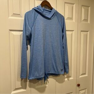 Under Armour Light Blue Hooded Top